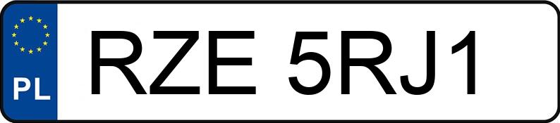 Numer rejestracyjny RZE 5RJ1 posiada FIAT Punto II 1.3 16V JTDM-jet MR`03 E4 Start - RZE5RJ1