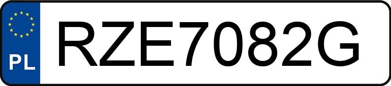 Numer rejestracyjny RZE 7082G posiada AUDI A4 AVANT - RZE7082G
