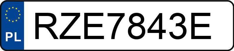 Numer rejestracyjny RZE 7843E posiada RENAULT MEGANE SCENIC - RZE7843E Numer rejestracyjny RZE 7843E posiada RENAULT MEGANE SCENIC - RZE7843E