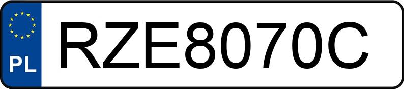 Numer rejestracyjny RZE 8070C posiada MERCEDES-BENZ A 160 - RZE8070C Numer rejestracyjny RZE 8070C posiada MERCEDES-BENZ A 160 - RZE8070C