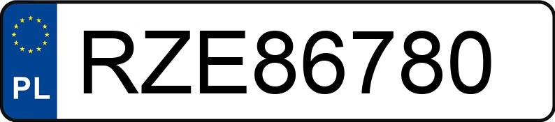 Numer rejestracyjny RZE 86780 posiada CITROEN DS4 - RZE86780 Numer rejestracyjny RZE 86780 posiada CITROEN DS4 - RZE86780