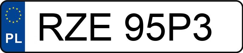 Numer rejestracyjny RZE 95P3 posiada MERCEDES-BENZ 200 D - RZE95P3 Numer rejestracyjny RZE 95P3 posiada MERCEDES-BENZ 200 D - RZE95P3
