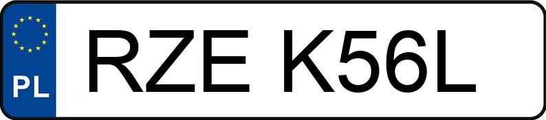 Numer rejestracyjny RZE K56L posiada YAMAHA VIRAGO 125 - RZEK56L