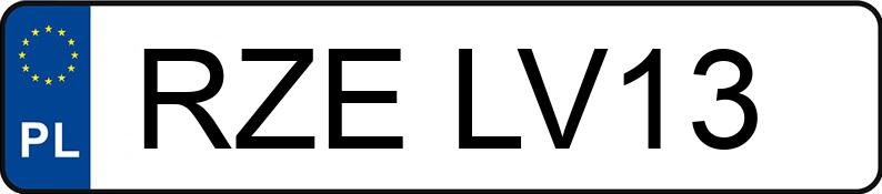 Numer rejestracyjny RZE LV13 posiada SKODA Superb 1.9 TDI MR`02 E3 - RZELV13