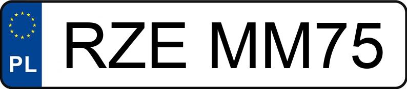 Numer rejestracyjny RZE MM75 posiada FIAT UNO 899 5D - RZEMM75