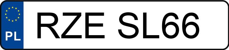 Numer rejestracyjny RZE SL66 posiada VOLKSWAGEN PASSAT 1.9 TDI - RZESL66