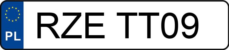 Numer rejestracyjny RZE TT09 posiada NISSAN Qashqai +2 1.6 MR`10 E4 Acenta - RZETT09 Numer rejestracyjny RZE TT09 posiada NISSAN Qashqai +2 1.6 MR`10 E4 Acenta - RZETT09