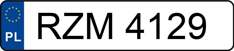 Numer rejestracyjny RZM 4129 posiada ALFA ROMEO Spider 1.6 Spider 1.6 - RZM4129