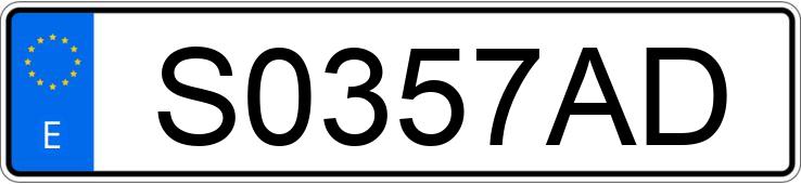 Numer rejestracyjny S0357AD posiada PONTIAC FIREBIRD Numer rejestracyjny S0357AD posiada PONTIAC FIREBIRD