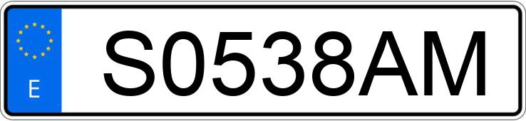 Numer rejestracyjny S0538AM posiada HONDA CIVIC