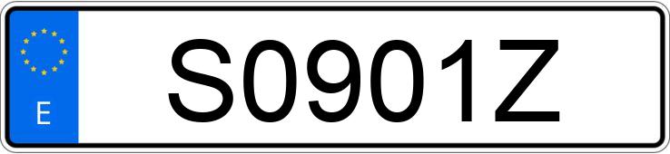 Numer rejestracyjny S0901Z posiada PIAGGIO VESPA 125