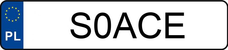 Numer rejestracyjny S0ACE posiada BMW 520 Diesel MR`23 E6d/e G60 xDrive Steptronic