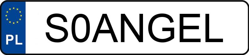 Numer rejestracyjny S0ANGEL posiada CADILLAC SEVILLE Numer rejestracyjny S0ANGEL posiada CADILLAC SEVILLE