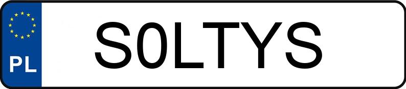 Numer rejestracyjny S0LTYS posiada AUDI S7 Numer rejestracyjny S0LTYS posiada AUDI S7