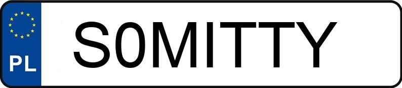 Numer rejestracyjny S0MITTY posiada MAZDA MX-5