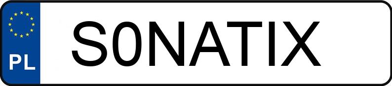 Numer rejestracyjny S0NATIX posiada MERCEDES-BENZ B 160 CDI MR`11 E5 246 B 160 CDI MR`11 E5 246