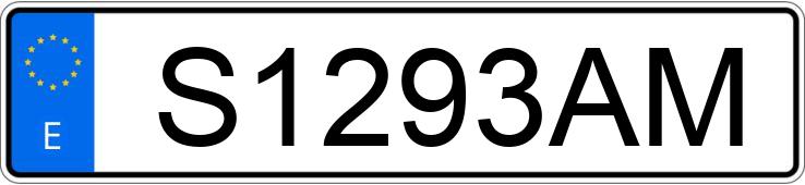 Numer rejestracyjny S1293AM posiada DAEWOO LEGANZA