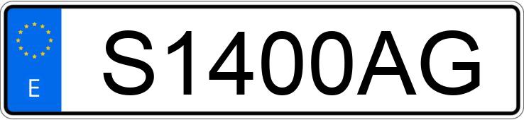 Numer rejestracyjny S1400AG posiada BMW SERIE 3 Numer rejestracyjny S1400AG posiada BMW SERIE 3