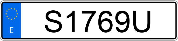 Numer rejestracyjny S1769U posiada OPEL KADETT