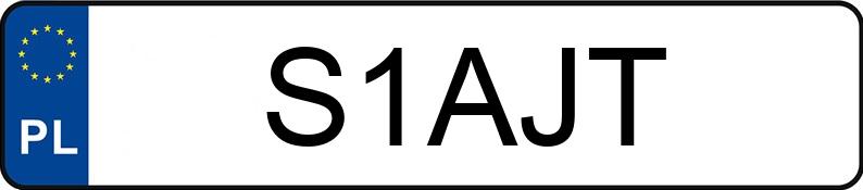 Numer rejestracyjny S1AJT posiada NISSAN GT-R