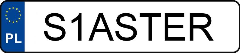 Numer rejestracyjny S1ASTER posiada FORD MONDEO