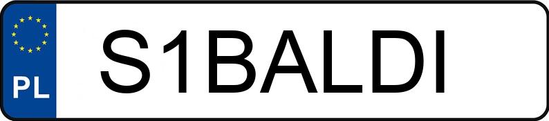 Numer rejestracyjny S1BALDI posiada AUDI A5 Coupe 2.0 TFSI MR`07 E4 B8 A5 Coupe 2.0 TFSI MR`07 E4 B8