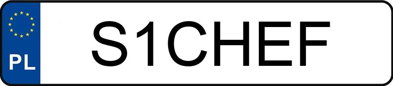 Numer rejestracyjny S1CHEF posiada MITSUBISHI Lancer 2.0 MR`08 E5 Ralliart MR