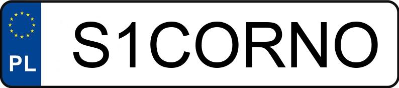 Numer rejestracyjny S1CORNO posiada BMW 330I