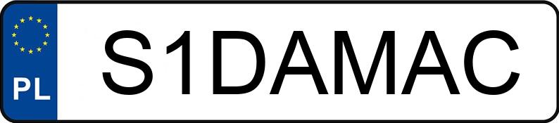Numer rejestracyjny S1DAMAC posiada MAZDA 3 - 2.0 MR`24 E6 Exclusive-Line
