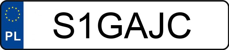 Numer rejestracyjny S1GAJC posiada AUDI A6 AVANT