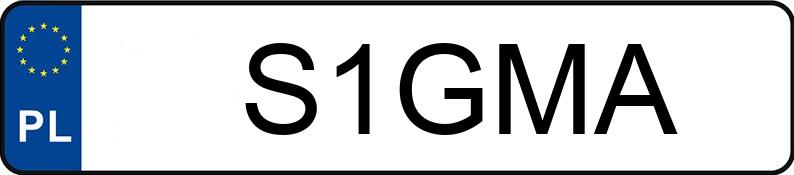 Numer rejestracyjny S1GMA posiada BMW 330