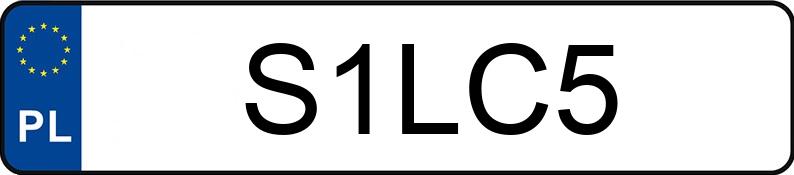 Numer rejestracyjny S1LC5 posiada LEXUS LC500