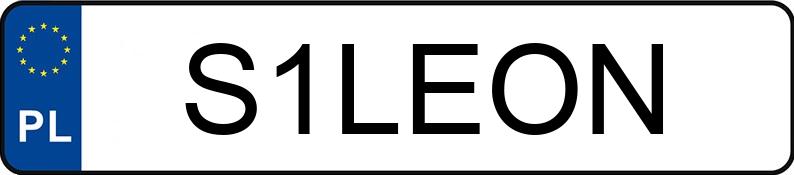 Numer rejestracyjny S1LEON posiada TOYOTA Starlet 1.3 MR`97 E2 XLi