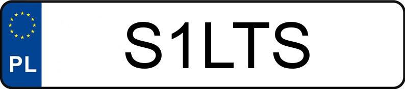 Die Registrierungsnummer S1LTS hat CHEVROLET (USA) Equinox MR`18 E6 LS 4WD