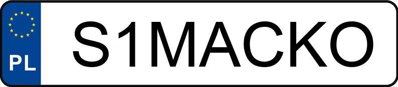 Numer rejestracyjny S1MACKO posiada BMW M 240i Coupe MR`15 E6d F22 xDrive Steptronic