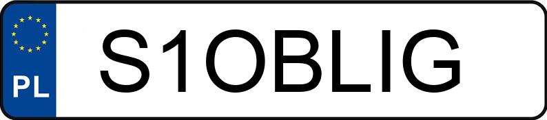 Numer rejestracyjny S1OBLIG posiada TOYOTA Land Cruiser V8 4.5 D-4D MR`12 E5 Prestige Aut.