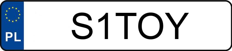 Numer rejestracyjny S1TOY posiada QUATTRO AUDI R8