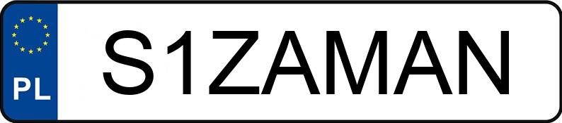 Numer rejestracyjny S1ZAMAN posiada FORD Mustang 5.0 MR`18 E6 GT Aut.