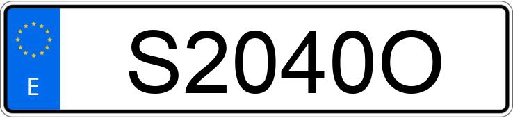 Numer rejestracyjny S2040O posiada VOLKSWAGEN POLO Numer rejestracyjny S2040O posiada VOLKSWAGEN POLO