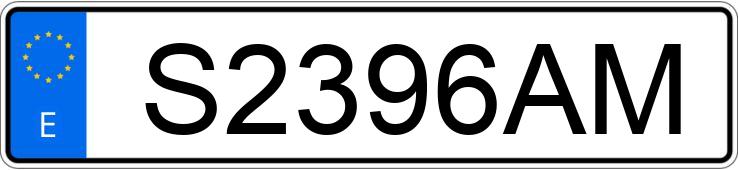 Numer rejestracyjny S2396AM posiada GALLOPER EXCEED