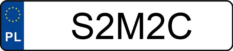 Numer rejestracyjny S2M2C posiada BMW M 2 Coupe 3.0 MR`15 E6d F87 Competition