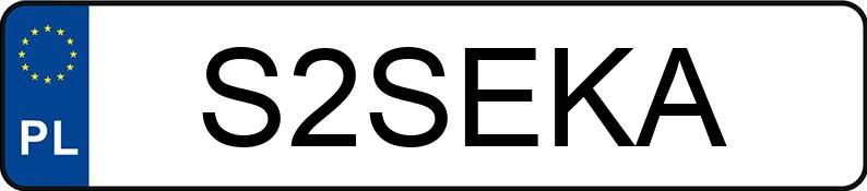 Numer rejestracyjny S2SEKA posiada BMW X7 Diesel MR`23 E6d G07 xDrive40d Step