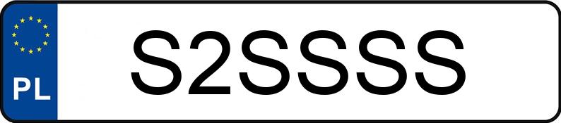 Numer rejestracyjny S2SSSS posiada BMW 228i Coupe MR`13 E5 F22 228i Coupe MR`13 E5 F22