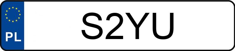 Numer rejestracyjny S2YU posiada DODGE Grand Caravan 3.6 Kat. MR`11 GT Aut.