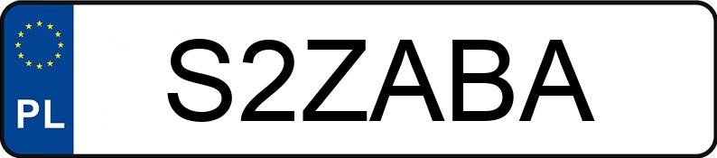 Numer rejestracyjny S2ZABA posiada FIAT PUNTO