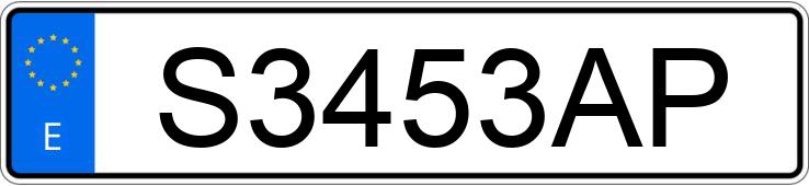 Numer rejestracyjny S3453AP posiada SEAT CORDOBA Numer rejestracyjny S3453AP posiada SEAT CORDOBA