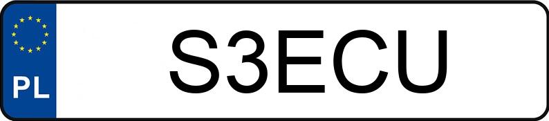 Numer rejestracyjny S3ECU posiada AUDI Q7 TDI MR`15 E6 4M S Tiptronic