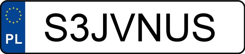 Numer rejestracyjny S3JVNUS posiada BMW M 3 3.0 MR`22 E6d/e G80 xDrive Competition Step