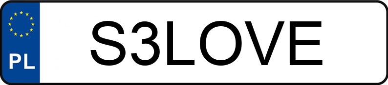 Numer rejestracyjny S3LOVE posiada SUZUKI Sport./Szosowe od 600 ccm GSX-R 1000 Numer rejestracyjny S3LOVE posiada SUZUKI Sport./Szosowe od 600 ccm GSX-R 1000