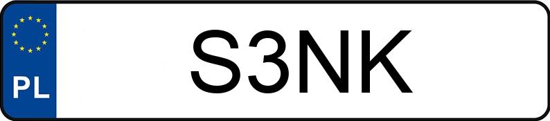 Numer rejestracyjny S3NK posiada AUDI A5 Coupe Quattro 3.0 TFSI MR`12 E5 B8 S tronic Numer rejestracyjny S3NK posiada AUDI A5 Coupe Quattro 3.0 TFSI MR`12 E5 B8 S tronic